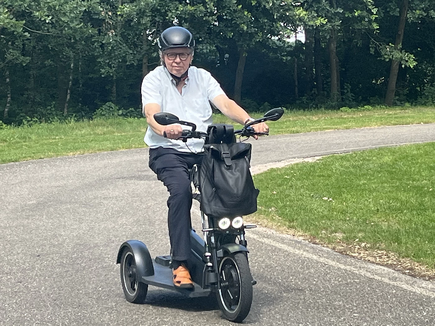 “Papa kan weer mee.”